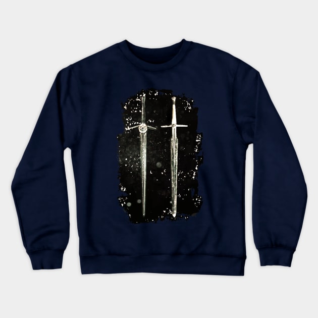 the witcher swords Crewneck Sweatshirt by Lamink